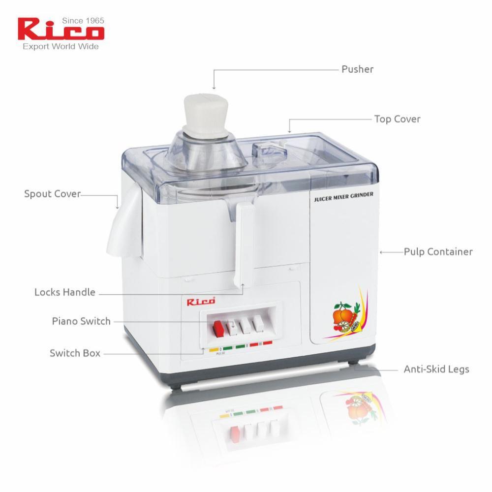 Rico JMG708 550 Watts Juicer Mixer Grinder (2 Jars )– Rico India