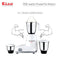 Mixer Grinder 750 Watts with 3 Jars MG1907 (White)